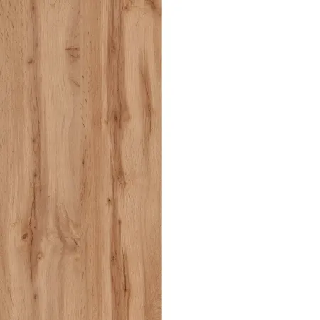 Colonna Portaspezie Bianco Lucido Rovere 2 Cassetti Soft Close Legno