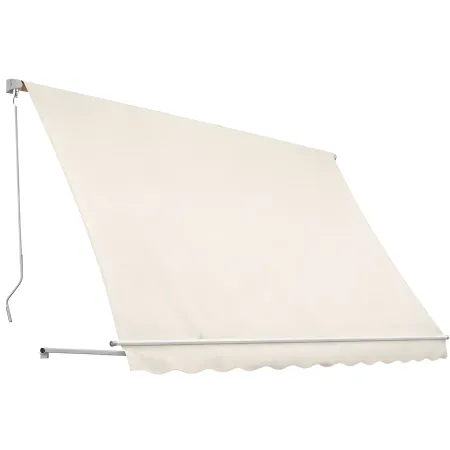 Tenda da Sole a Caduta 300x250 Beige con Bracci Senza Cassone