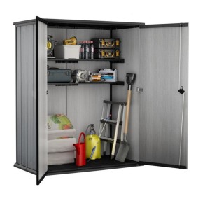 Armadio Keter Esterno Bidoni Rifiuti Biciclette Effetto Legno da Giardino Box | BricoShop24 2