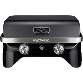Barbecue a Gas 2 Fuochi Campignaz da Tavolo 65x52x36 cm Coperchio