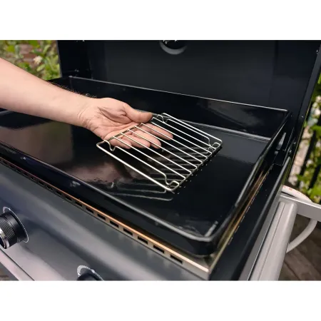 Barbecue a Gas Campignaz Plancha 3 Fuochi 76x56x31 cm Piastra Ghisa