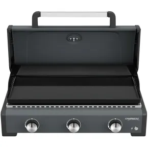 Barbecue a Gas Campignaz Plancha 3 Fuochi 76x56x31 cm Piastra Ghisa 2