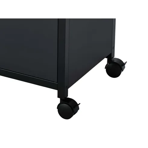 Barbecue Gas Campignaz 4 Fuochi Ruote Acciaio Inox Nero 127x57x113 cm