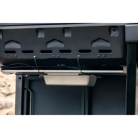 Barbecue Gas Campignaz 3 Fuochi Ripiani Laterali Nero 91x53x108 cm