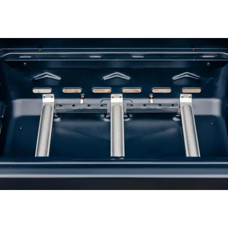 Barbecue Gas Campignaz 3 Fuochi Ripiani Laterali Nero 91x53x108 cm