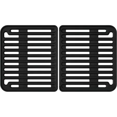 Barbecue Gas Campignaz 3 Fuochi Ripiani Laterali Nero 91x53x108 cm