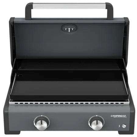 Barbecue a Gas Campignaz Plancha 65x56x31 cm 2 Fuochi Piastra Ghisa