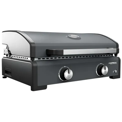 Barbecue a Gas Campignaz Plancha 65x56x31 cm 2 Fuochi Piastra Ghisa