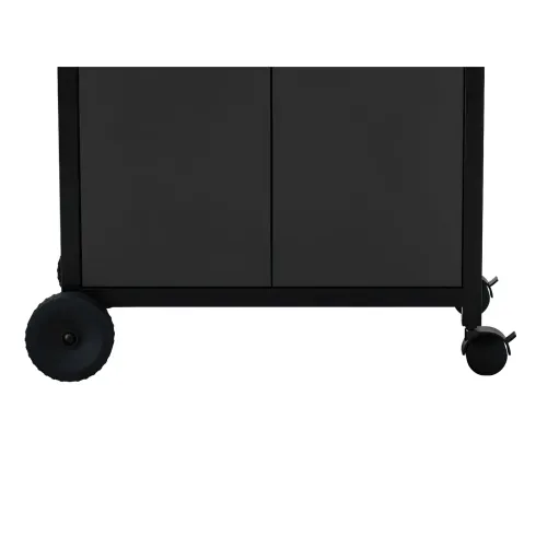 Barbecue Gas Campignaz 3 Fuochi Ripiani Laterali Nero 115x57x113 cm