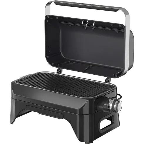 Barbecue Elettrico da Tavolo Campignaz 2200W Griglia Ghisa Coperchio