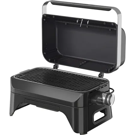 Barbecue Elettrico da Tavolo Campignaz 2200W Griglia Ghisa Coperchio
