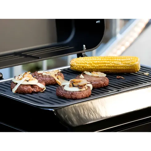 Barbecue Elettrico da Tavolo Campignaz 2200W Griglia Ghisa Coperchio