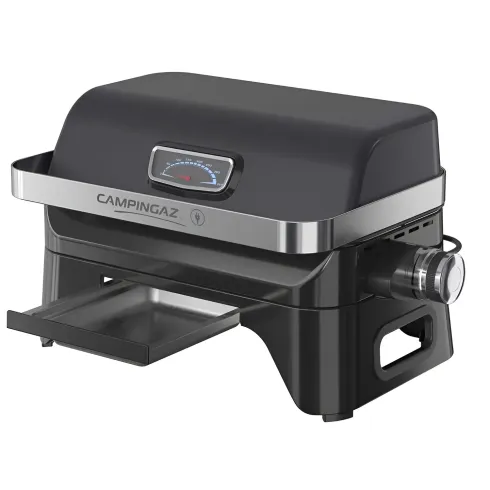 Barbecue Elettrico da Tavolo Campignaz 2200W Griglia Ghisa Coperchio