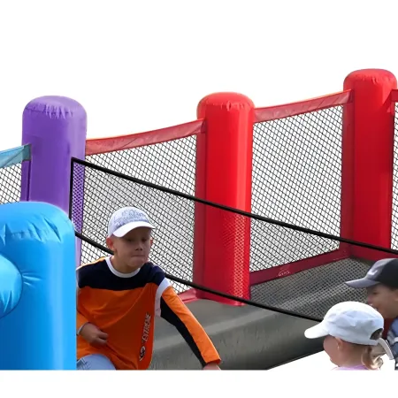 Gonfiabile Campo Multisport 335x800x180 cm Calcio Volley Basket Bambini