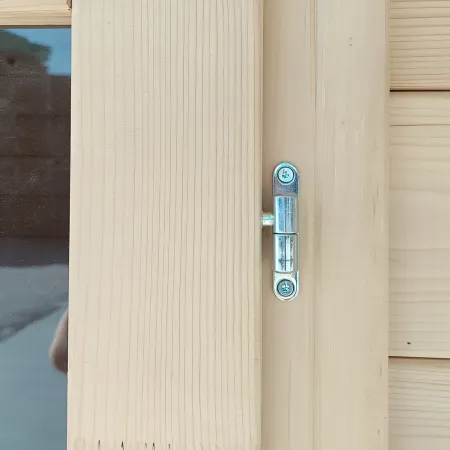 Casetta in Legno 2x2.5 25 mm con Pavimento Rimessa Porta Attrezzi da Giardino | BricoShop24