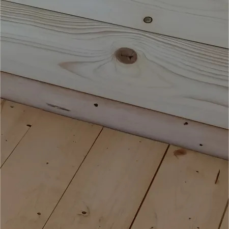 Casetta in Legno 2x2.5 25 mm con Pavimento Rimessa Porta Attrezzi da Giardino | BricoShop24
