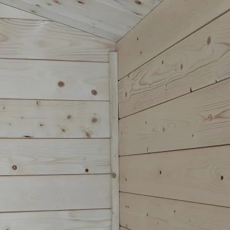 Casetta in Legno 2x2.5 25 mm con Pavimento Rimessa Porta Attrezzi da Giardino | BricoShop24