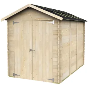 Casetta in Legno da Giardino per Rimessa Attrezzi 178x273x226 cm