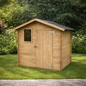 Casetta in Legno 2x1.3 con Pavimento Interno Rimessa per Attrezzi da Giardino | BricoShop24 2
