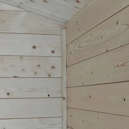 Casetta con Pavimento Rimessa per Attrezzi da Giardino in Legno 2x2.5