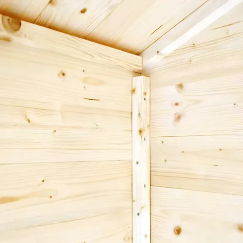 Casetta in Legno 1.5x1.5 con Pavimento Rimessa Ricovero per Attrezzi da Giardino | BricoShop24