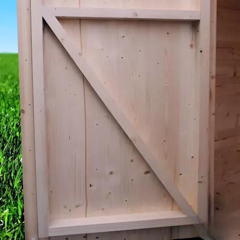 Casetta in Legno 1.5x1.5 con Pavimento Rimessa Ricovero per Attrezzi da Giardino | BricoShop24