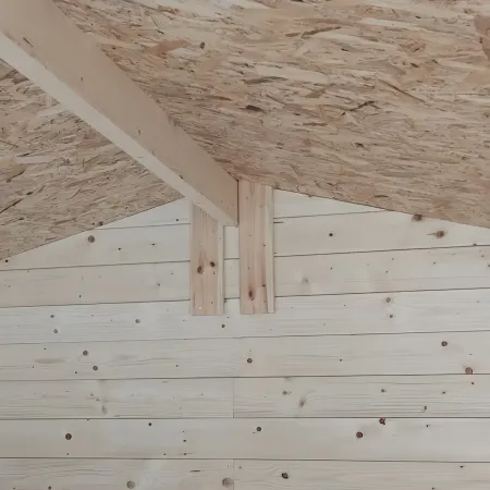 Casetta Armadio in Legno 2x1 con Pavimento Rimessa Attrezzi da Terrazzo Giardino | BricoShop24