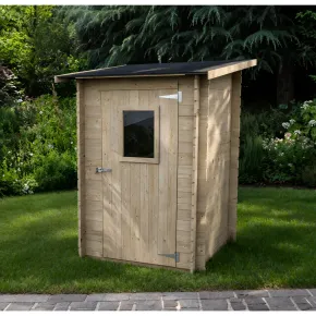 Casetta Armadio in Legno Da Giardino per Attrezzi 124x76 cm 2