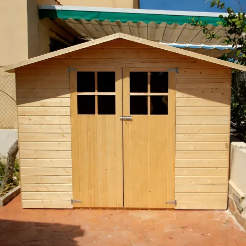 Casetta Legno 242x182 cm Ricovero Attrezzi Pareti 12 mm con Pavimento