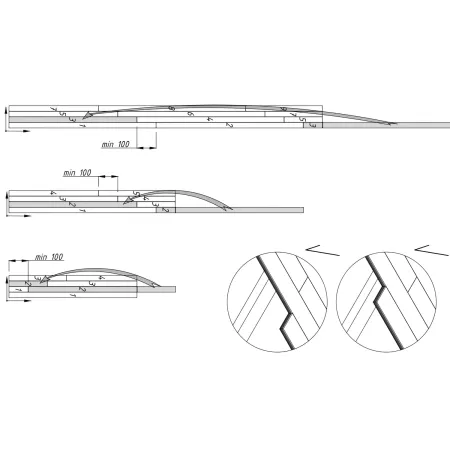 Pavimento per Casetta in Legno da Giardino 206x176 cm Kit Base