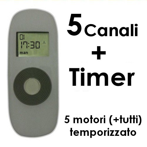 Telecomando Motore Tapparella Elettrica Radiocomando Avvolgibile Timer + Canali