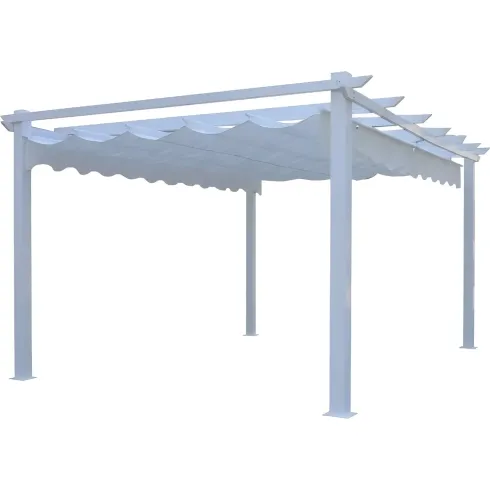 Telo per Pergola in Poliestere 3x4 metri Bianco