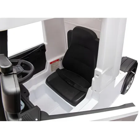 Camion Elettrico Scania Bianco 24V per Bambini con Telecomando