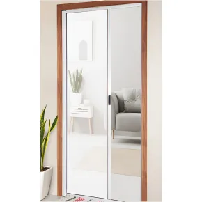 Zanzariera a Rullo Laterale per Porta Bianco 150x250 Riducibile 2