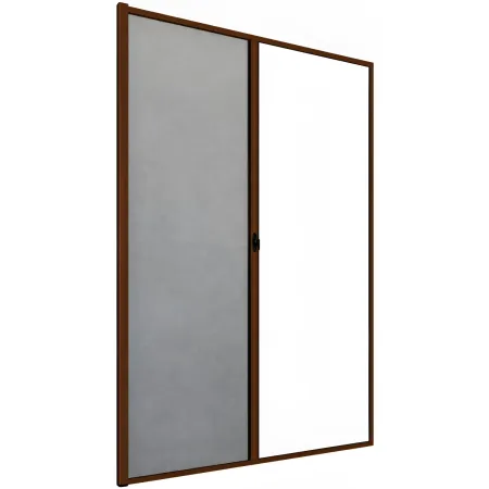 Zanzariera a Rullo Laterale per Porta Marrone 150x250 Riducibile