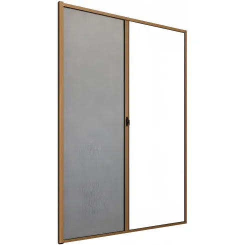 Zanzariera a Rullo Laterale per Porta Bronzo 150x250 Riducibile