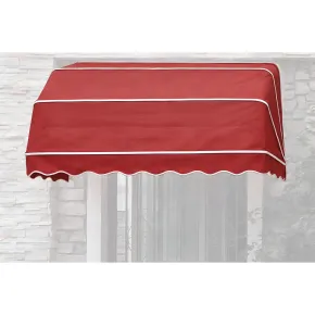 Tenda da Sole Cappottina 180x100 cm Rosso Ferrara Esterno Impermeabile 2