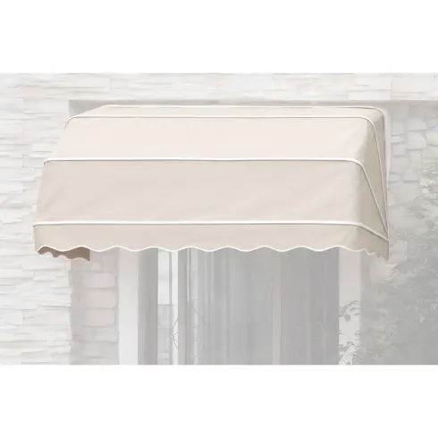 Tenda da Sole a Cappottina 120x100 cm Beige da Esterno Impermeabile