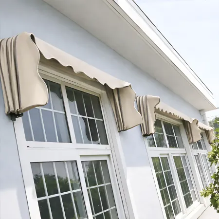 Tenda da Sole a Cappottina 180x100 cm Beige da Esterno Impermeabile