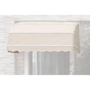 Tenda da Sole a Cappottina 180x100 cm Beige da Esterno Impermeabile 2