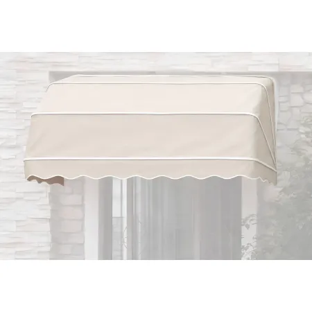 Tenda da Sole a Cappottina 180x100 cm Beige da Esterno Impermeabile
