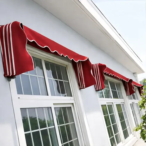 Tenda da Sole Cappottina 180x100 cm Rosso Ferrara Esterno Impermeabile