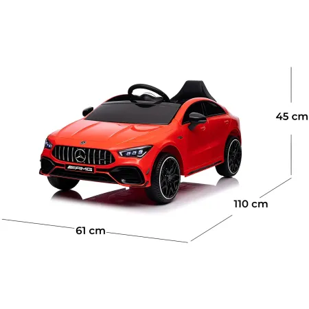 Macchina Elettrica per Bambini Mercedes Cla45 Rosso 12V