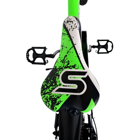 Bicicletta per Bambini 20" Sportiva Verde Sportiva 7 Marce Cavalletto