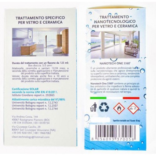 Trattamento Anticalcare Permanente per Box Doccia Idrorepellente Vetri Ceramica