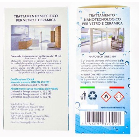 Trattamento Anticalcare Permanente per Box Doccia Idrorepellente Vetri Ceramica