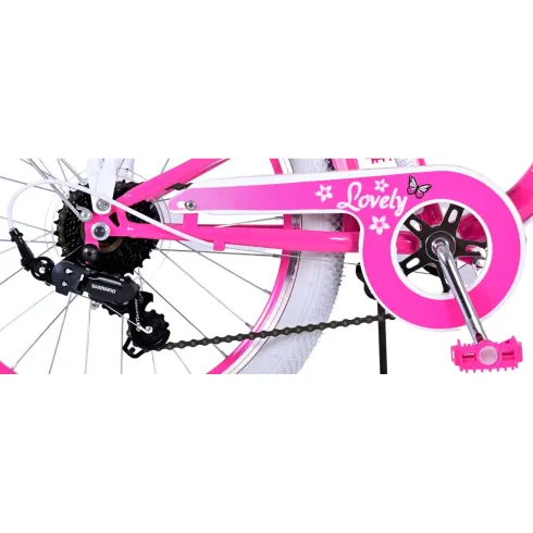 Bicicletta per Bambini 20" Sportiva Rosa Sportiva 7 Marce Cestino