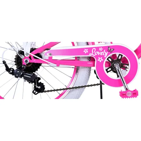 Bicicletta per Bambini 20" Sportiva Rosa Sportiva 7 Marce Cestino