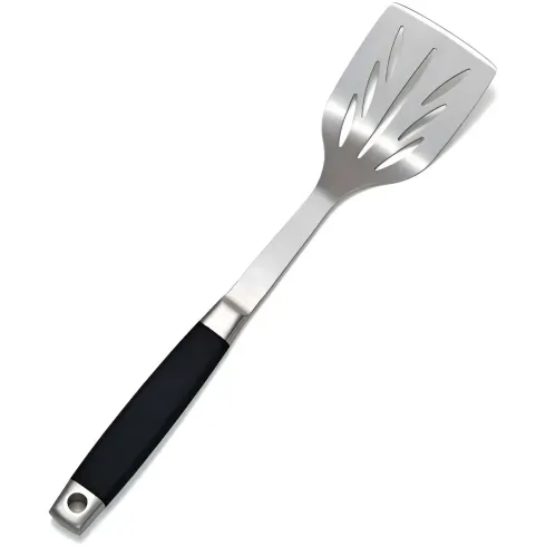 Spatola Barbecue Acciaio Inox Manico Antiscivolo Utensile Griglia