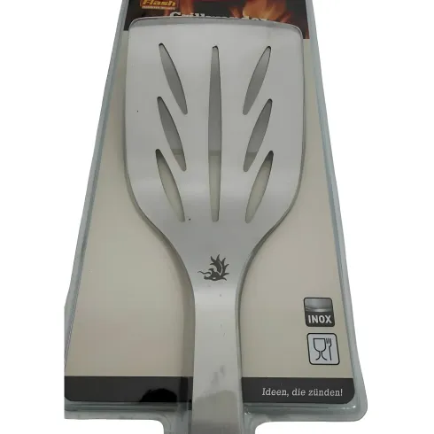 Spatola Barbecue Acciaio Inox Manico Antiscivolo Utensile Griglia